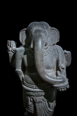 Tượng thần Ganesha! Một kiệt tác điêu khắc bằng đá với chi tiết tinh xảo và vẻ đẹp thiêng liêng